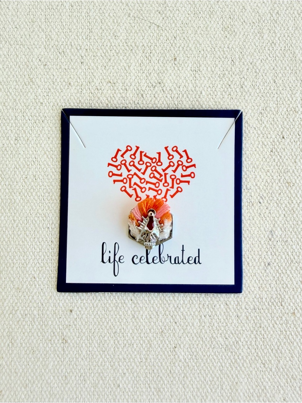 *Turkey Charm* KEEP COLLECTIVE Retired Silver